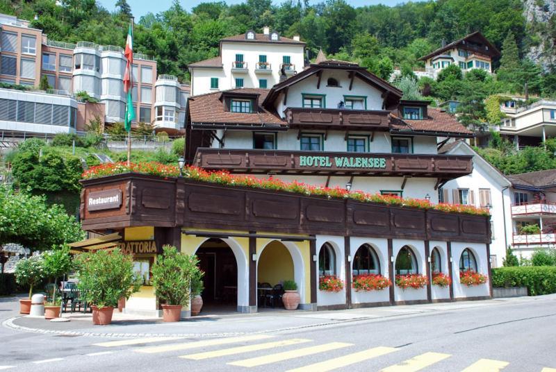 Hotel Walensee Trattoria Weesen Exterior foto